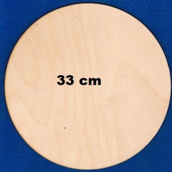 SKLEJKA #3mm  Koło 33cm , kółko 33cm , podkładka 33cm / , baza 33